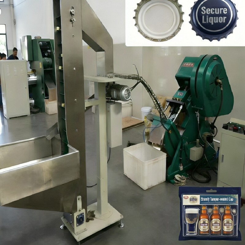 Лінія з виробництва ковпачків із очевидним- бренді