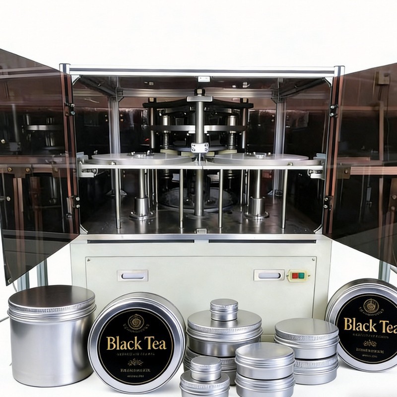 Лінія виробництва металевих ящиків для чорного чаю