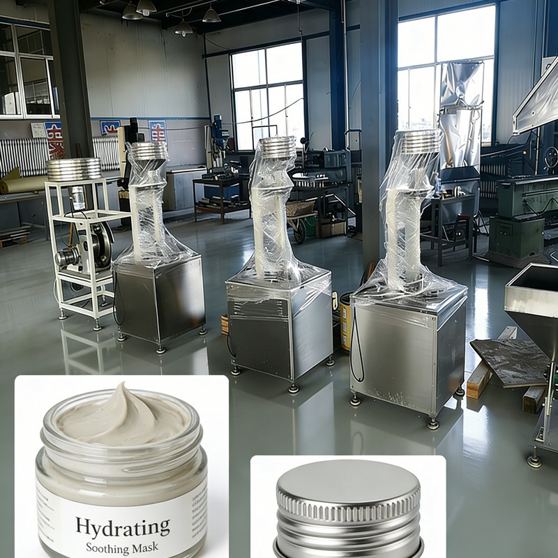 Зволожуюча заспокійлива маска Лінія виробництва ковпачків з різьбленням
