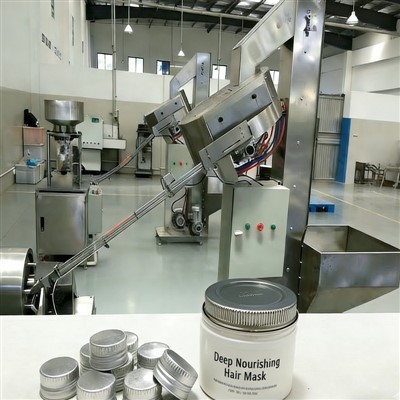 Глибоко живильна маска для волосся Лінія виробництва ковпачків з різьбою