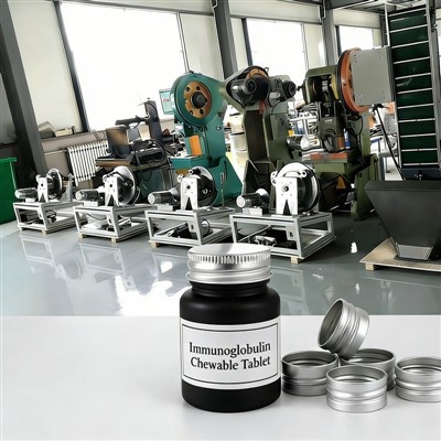 Лінія виробництва жувальних таблеток імуноглобуліну з різьбовою кришкою