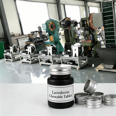Лінія виробництва жувальних таблеток лактоферину з різьбовими кришками