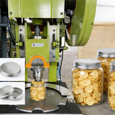 Лінія виробництва різьбових ковпачків для картопляних чіпсів