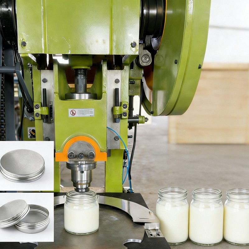 Лінія для виробництва ковпачків з різьбленням йогурту